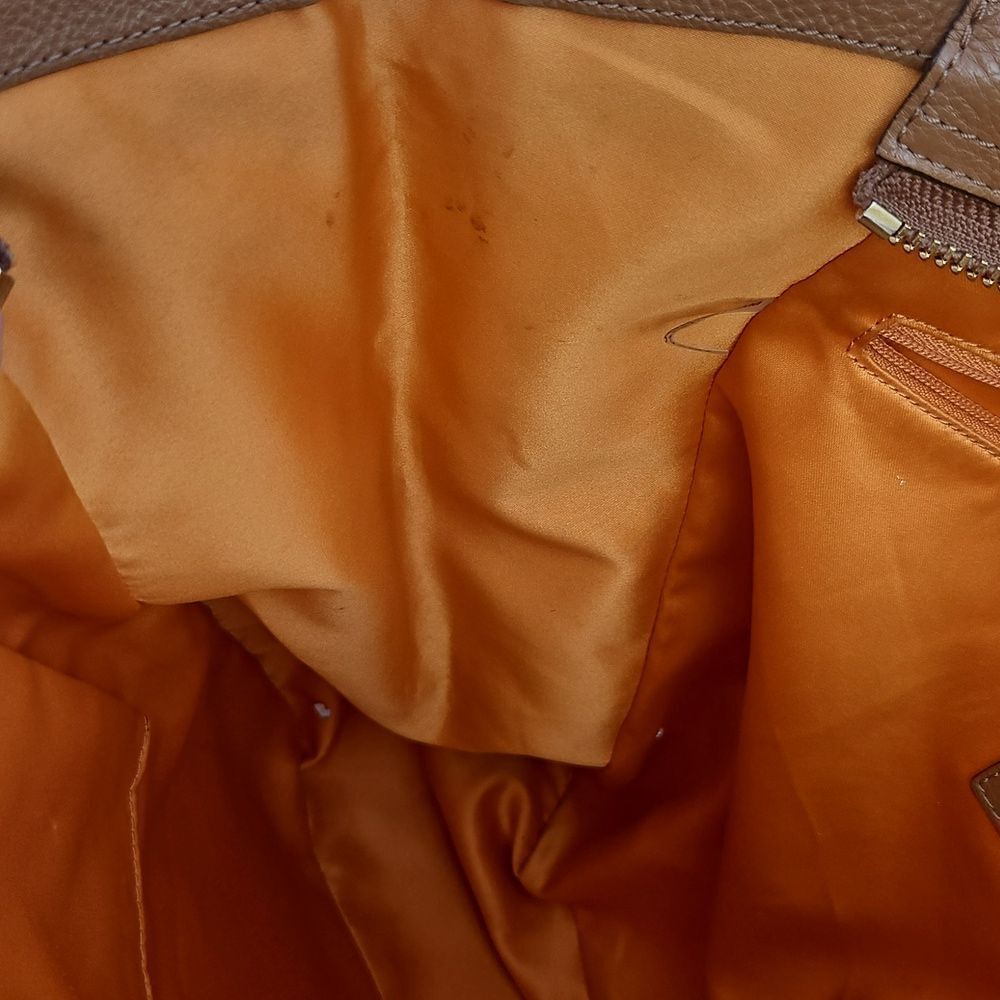 Coach F23662 Leather Tote - Tan - Picture 6 of 8